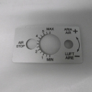 PEGATINA REGULACION AIRE